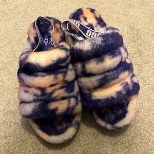New UGG Fluff Yeah Marble Slippers